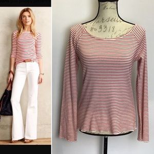 J. Crew - Wide Neck L/S Top